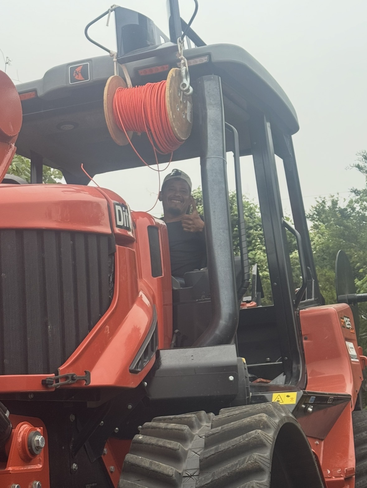 Plow Installation — Smart Communication Systems field work
